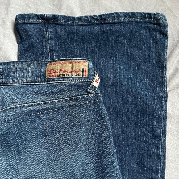 Vintage Ben Sherman Low Rise Boot Cut Blue Jeans - Picture 7 of 7